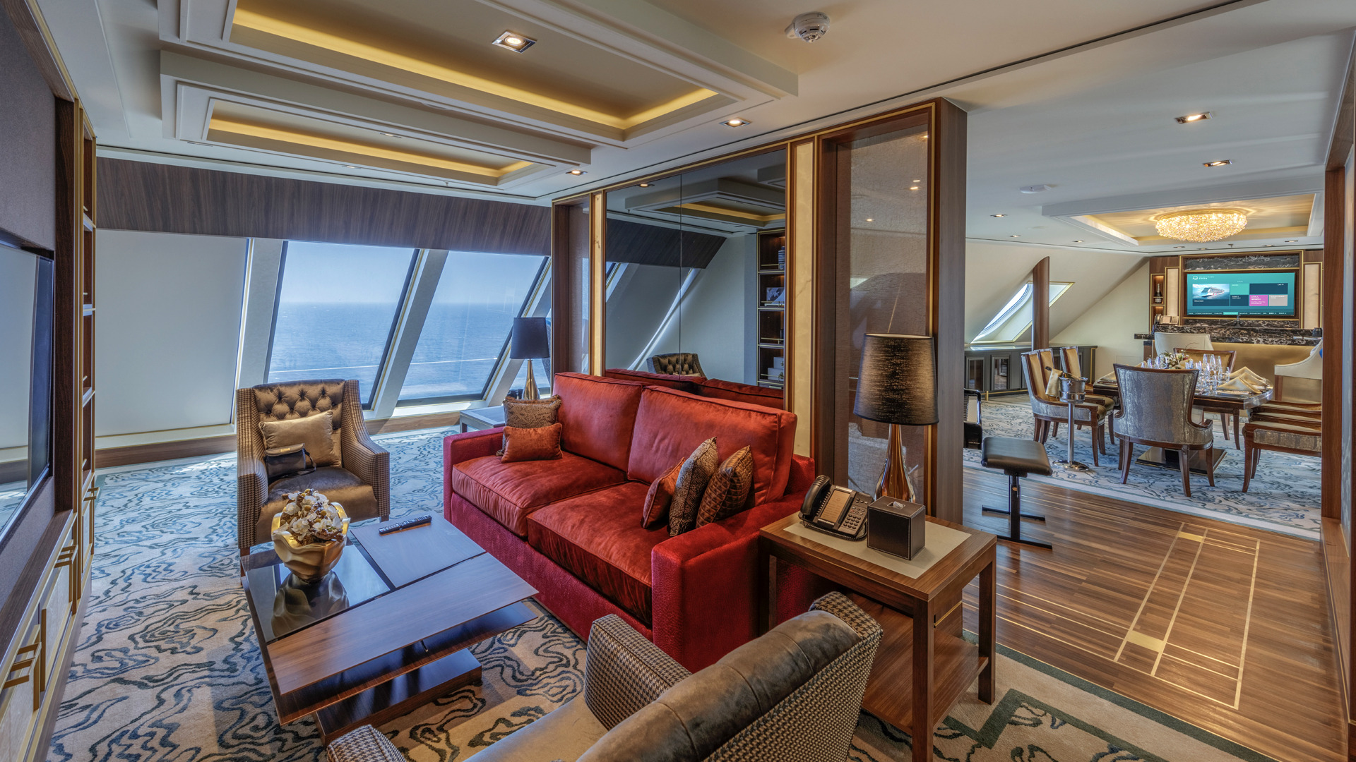Genting Dream’s Palace Villa features luxurious furnishing and amenities