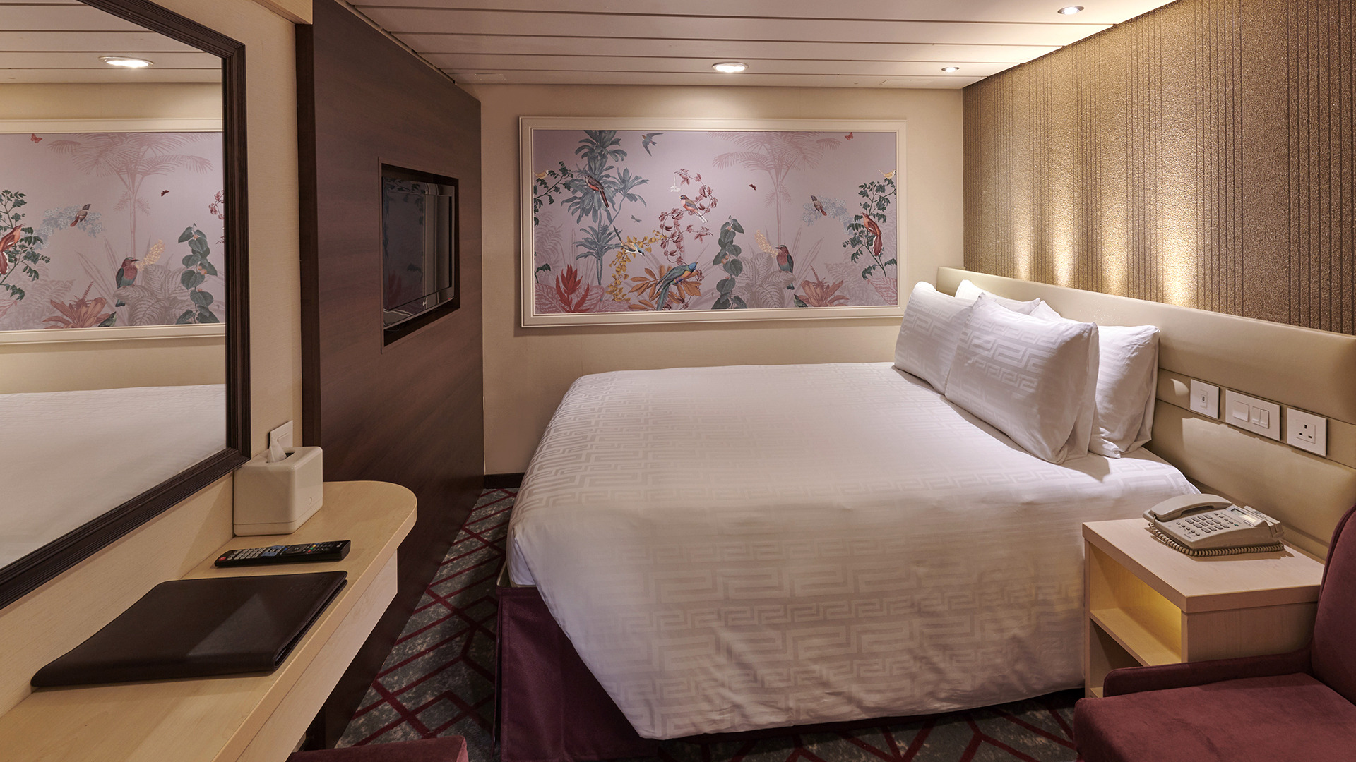 Resorts World One’s Interior Stateroom for the perfect hideaway